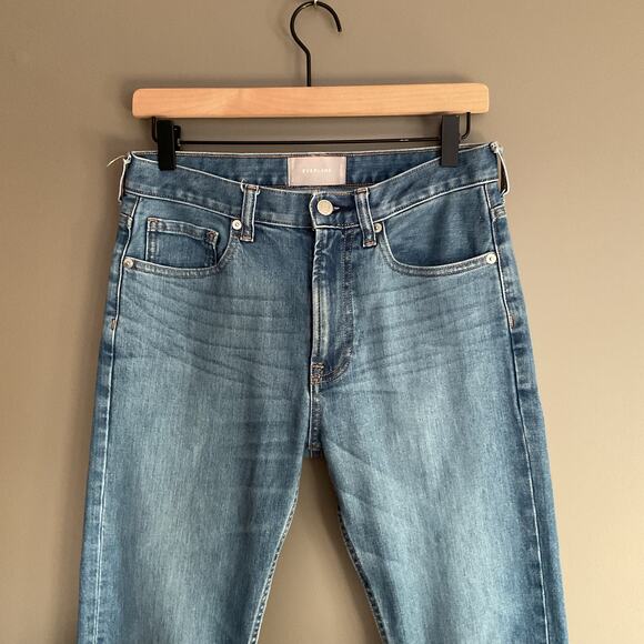 Everlane The Modern Boyfriend Jeans Size 26 Medium Wash Blue Denim Relaxed Fit‎ - Picture 5 of 16